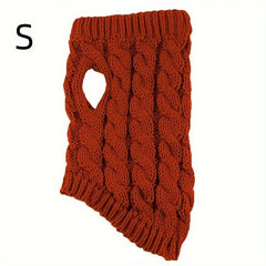 High Neck Knitwear Dog Sweater Autumn Winter Warm Clothes