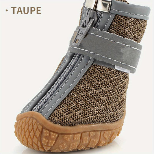Non Slip Dog Shoes for Small and Medium Dogs - All Seasons Comfortable Pet Footw