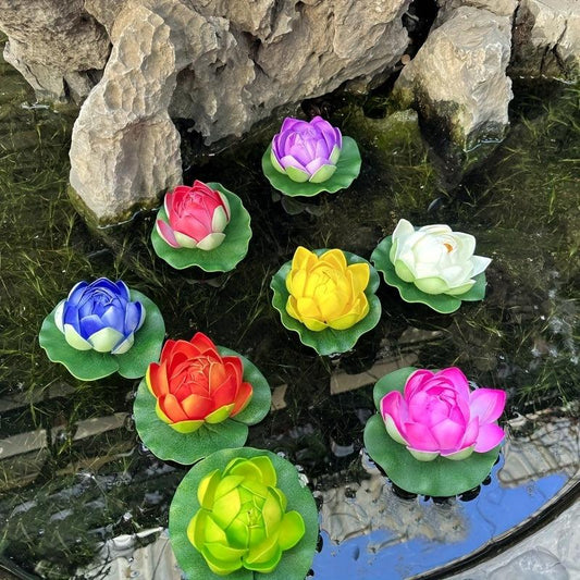 Artificial Lotus Flower for Stage Decor Home Garden Decoration