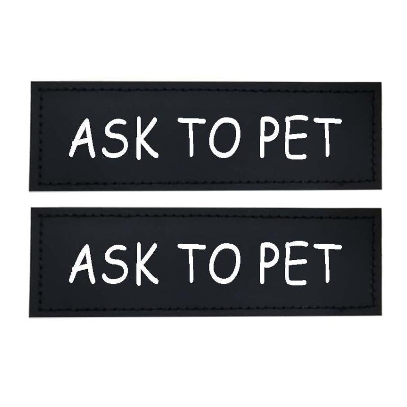 Reflective Service Dog in Training Vest with Do Not Pet Patch