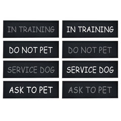 Reflective Service Dog in Training Vest with Do Not Pet Patch