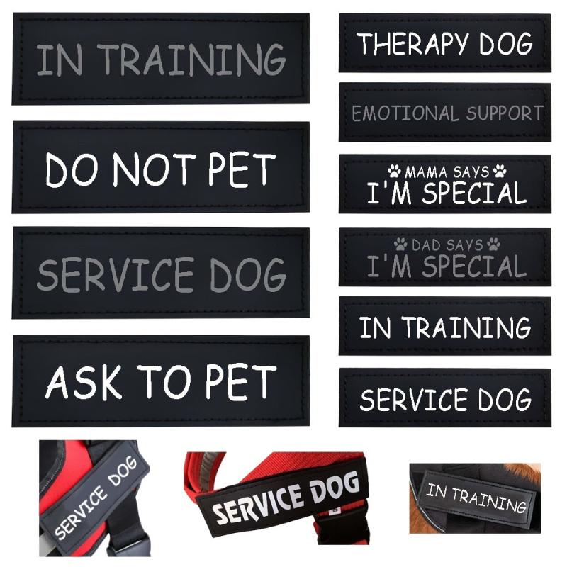 Reflective Service Dog in Training Vest with Do Not Pet Patch