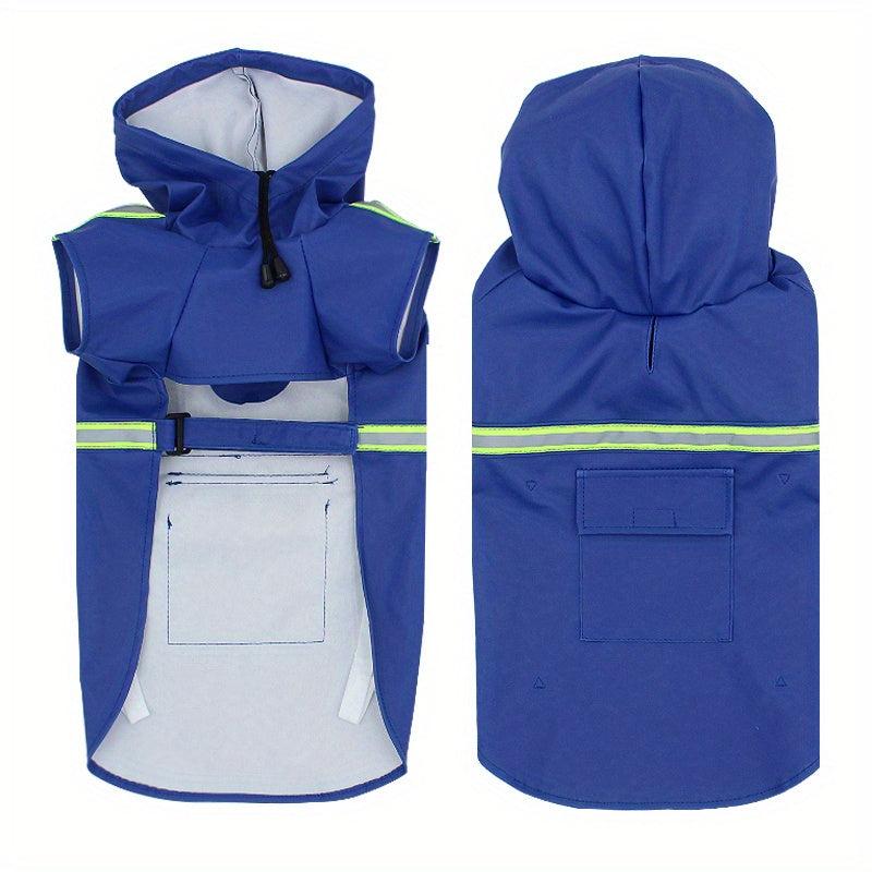 Waterproof Hooded Pet Raincoat For Cats And Dogs