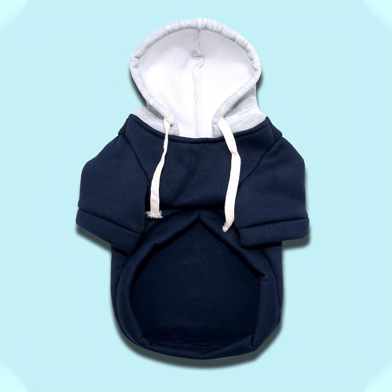 Winter Dog Hoodie Sweatshirts Printing Dog Sweater With Pockets
