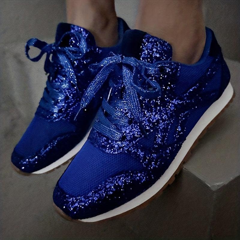 Glitter Sequins Sports Shoes Low Top Sneakers