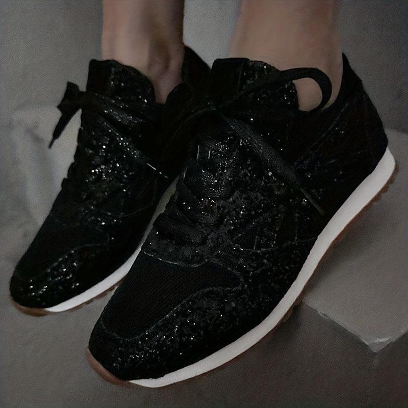 Glitter Sequins Sports Shoes Low Top Sneakers