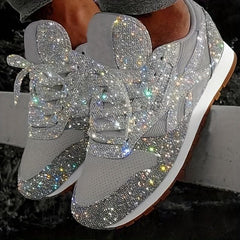 Glitter Sequins Sports Shoes Low Top Sneakers