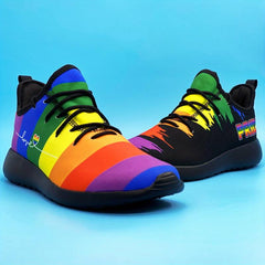 Pride Month Women's Letter Decor Sneakers