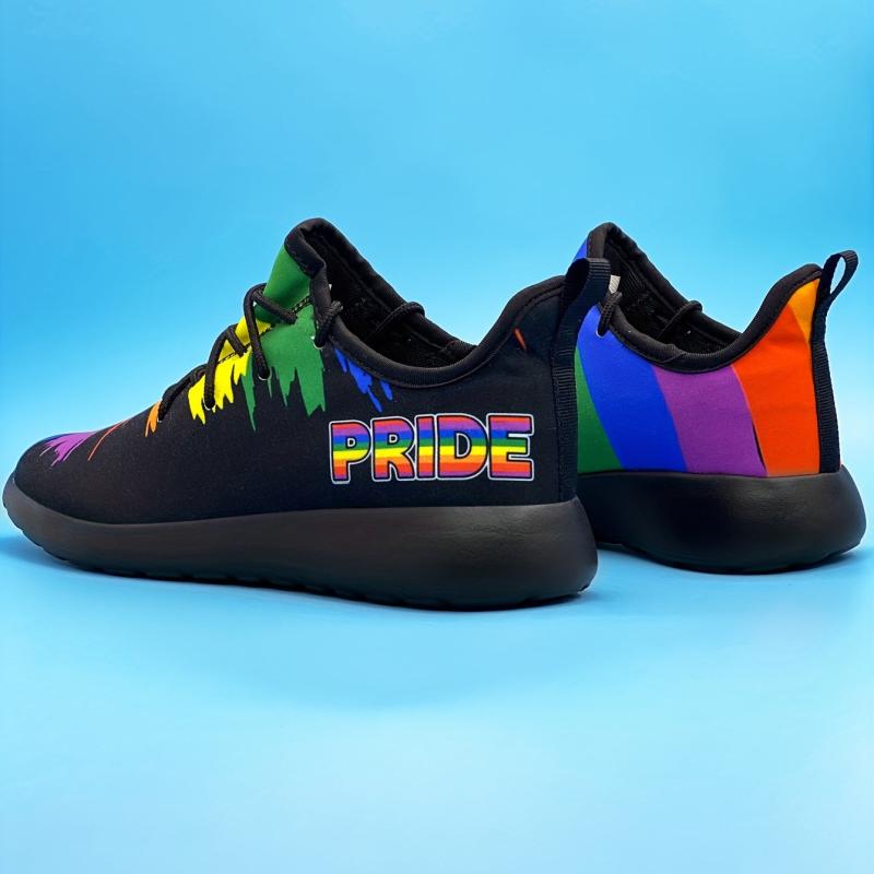 Pride Month Women's Letter Decor Sneakers