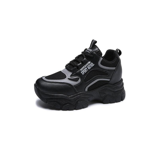 Women's Breathable Casual Sneakers Spring Autumn Inner Heightening Dad Shoes