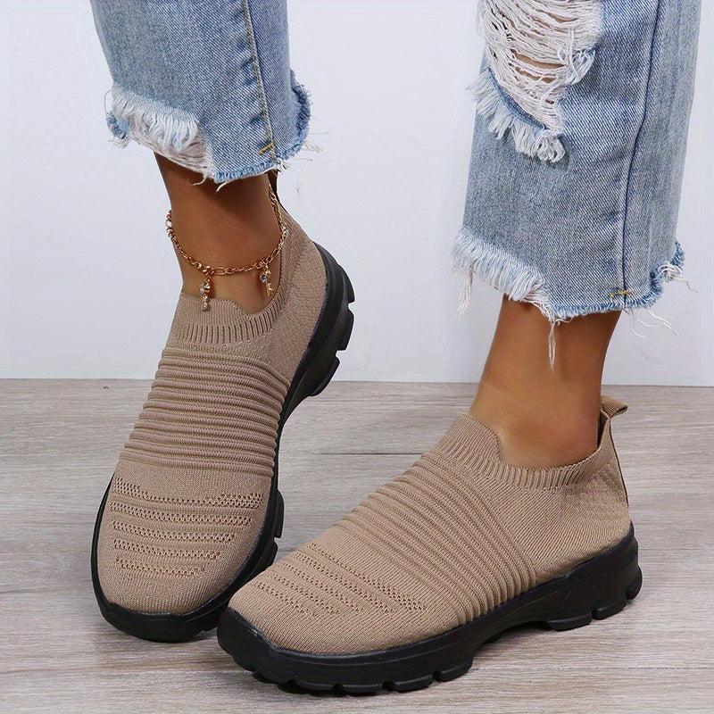 Women's Breathable Mesh Slip On Socks Shoes