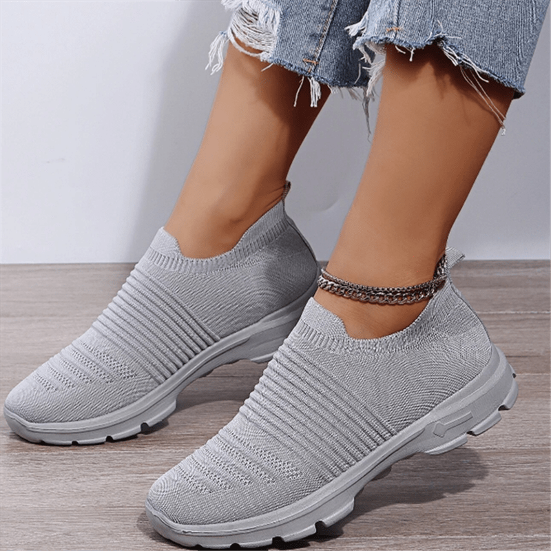Women's Breathable Mesh Slip On Socks Shoes