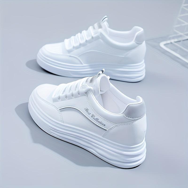 Women's Casual Sneakers Lace up Skate Shoes