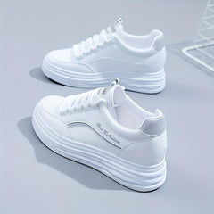 Women's Casual Sneakers Lace up Skate Shoes