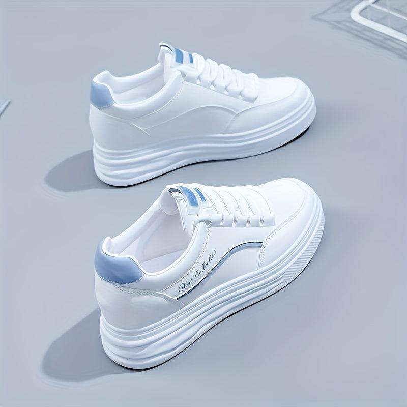 Women's Casual Sneakers Lace up Skate Shoes