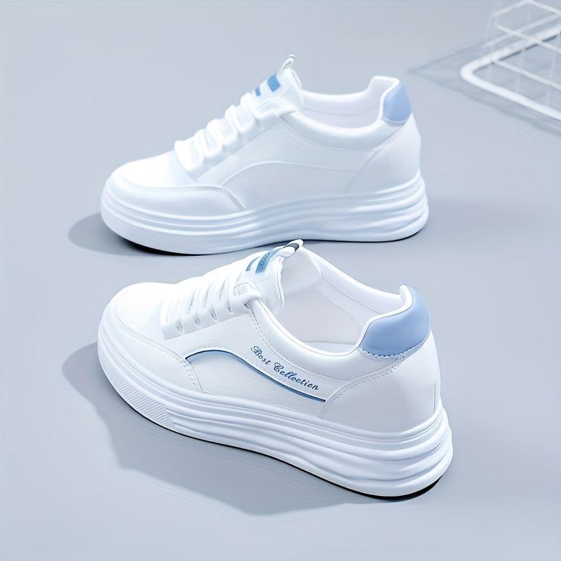 Women's Casual Sneakers Lace up Skate Shoes