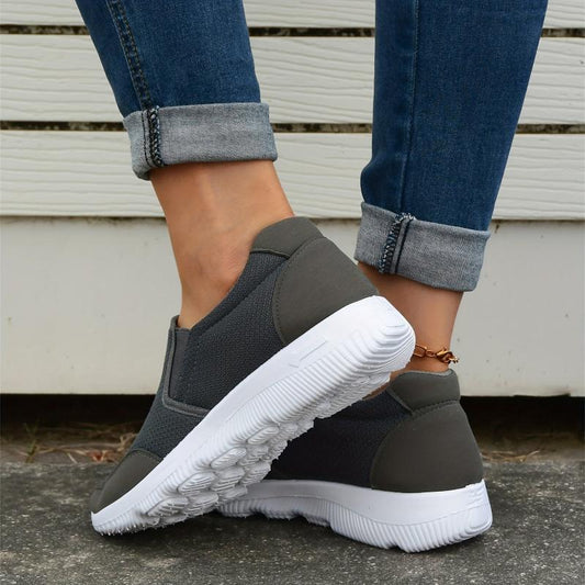 Women's Breathable Mesh Slip On Sports Shoes