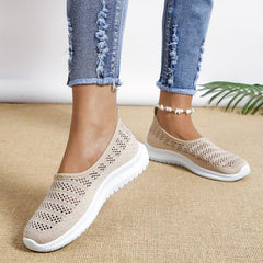 Women's Breathable Mesh Sneakers Slip On Lightweight Walking Shoes