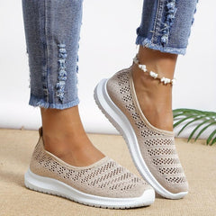 Women's Breathable Mesh Sneakers Slip On Lightweight Walking Shoes