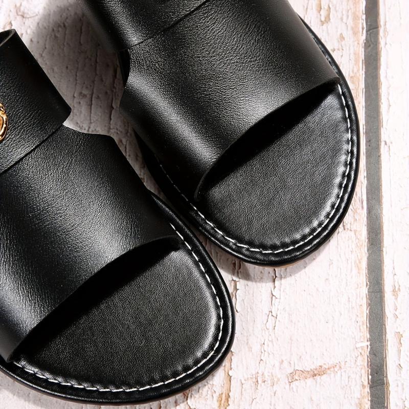 Women's Flower Decor Slide Sandals Open Toe Casual Beach Shoes