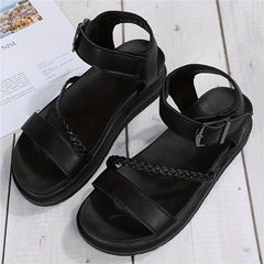 Women's Braided Band Platform Sandals