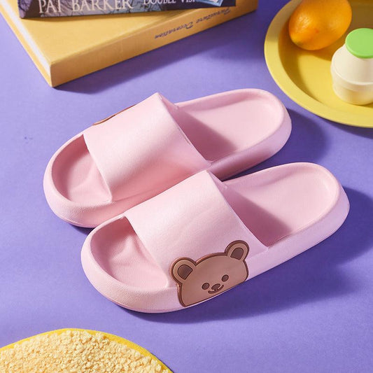 Platform Home Slippers Anti-slip Bathroom Shoes