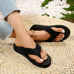 Women's Flat Flip Flops Casual Slide Sandals Comfy Outdoor Beach Shoes