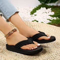 Women's Flat Flip Flops Casual Slide Sandals Comfy Outdoor Beach Shoes