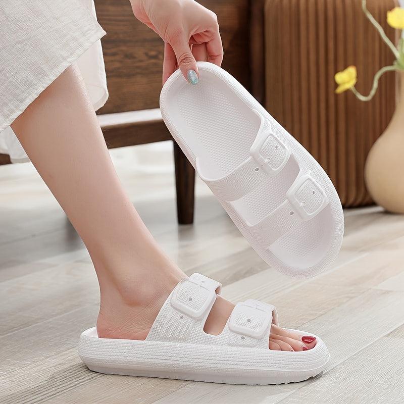 Platform Non-slip Slippers for Women - Indoor & Outdoor Open Toe Slides