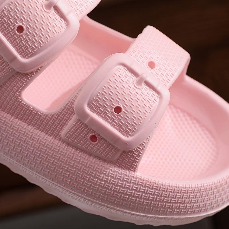 Platform Non-slip Slippers for Women - Indoor & Outdoor Open Toe Slides