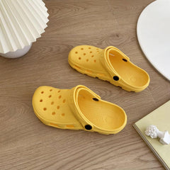 Women's Hollow Out Closed Toe Clogs Sandals Anti-slip Slippers