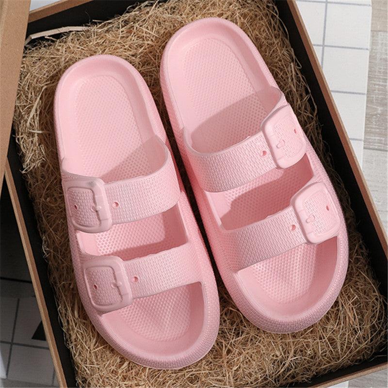 Women's Anti-Slip Solid Slippers Soft Bottom Household Shoes