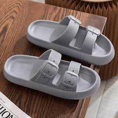 Women's Anti-Slip Solid Slippers Soft Bottom Household Shoes