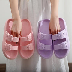 Women's Anti-Slip Solid Slippers Soft Bottom Household Shoes