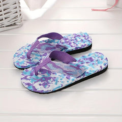 Women's Camo Flip Flops Comfy Sandals for Summer