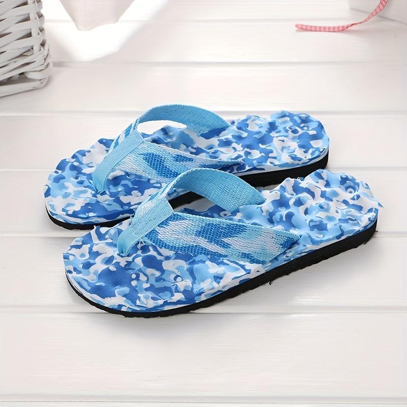 Women's Camo Flip Flops Comfy Sandals for Summer