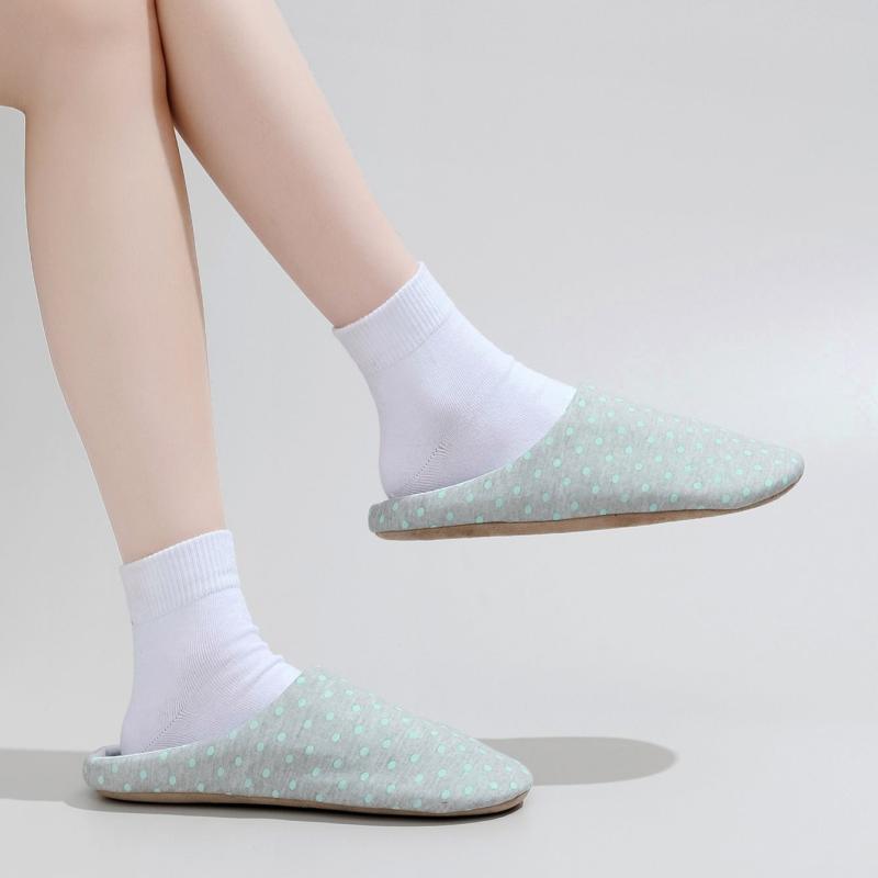 Women's Warm Flat Slides Soft House Slippers
