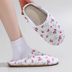 Women's Warm Flat Slides Soft House Slippers
