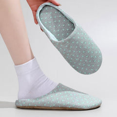 Women's Warm Flat Slides Soft House Slippers