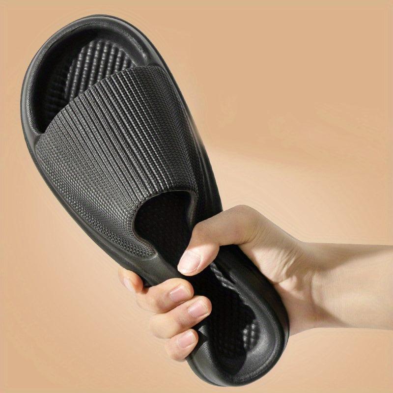 Ultra Soft Women's Slides Minimalist Solid Bathroom Shoes