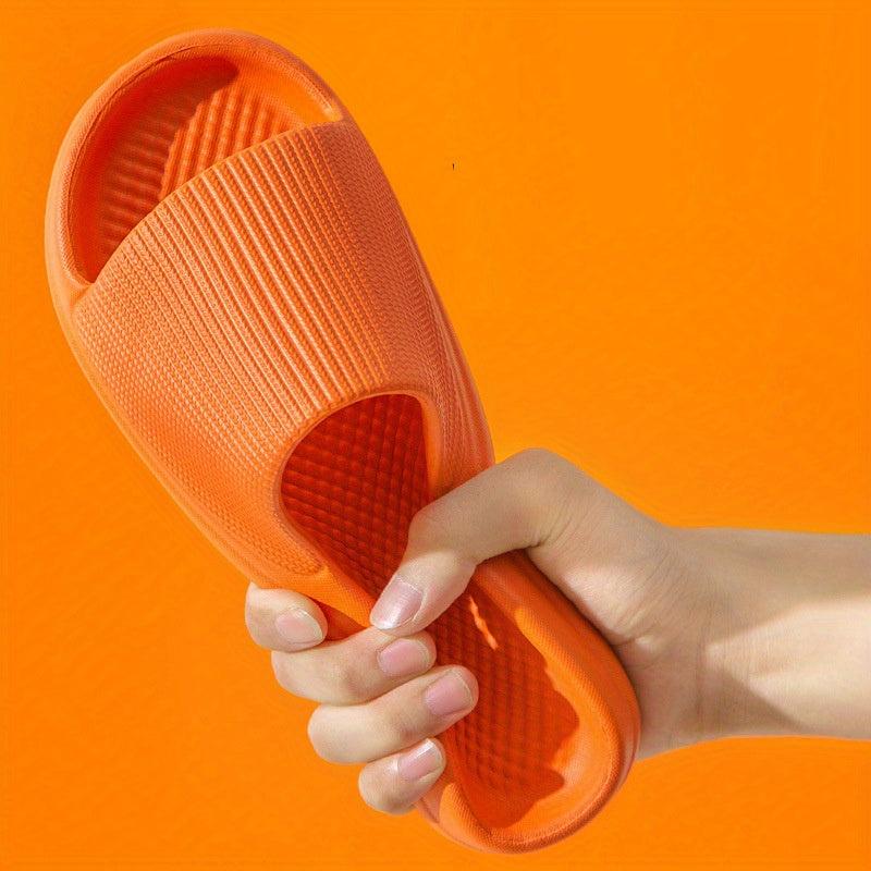 Ultra Soft Women's Slides Minimalist Solid Bathroom Shoes