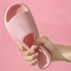 Ultra Soft Women's Slides Minimalist Solid Bathroom Shoes