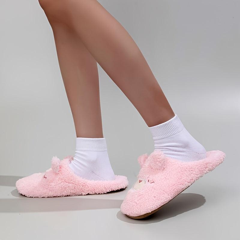 Women's Plush Winter Home Slippers