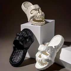 Women's Skull Band Slides Quick Drying Non Slip Shoes