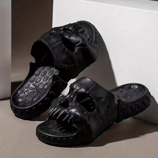Women's Skull Band Slides Quick Drying Non Slip Shoes