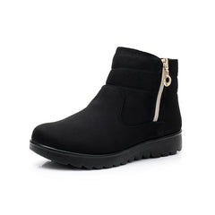 Women's Plush Lined Snow Boots Warm & Cozy Ankle High Non Slip Shoes