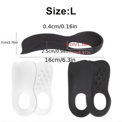 Orthopedic Leather Insoles Flat Feet Arch Support