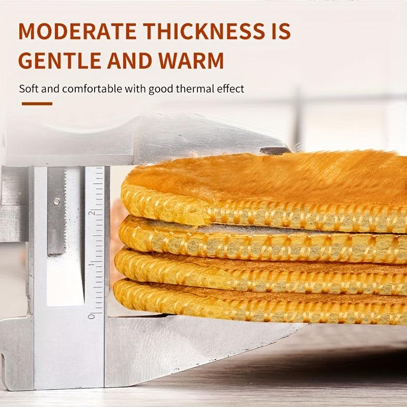 Winter Plush Warm Insole For Shoes Thicken Snow Boots Shoe Sole Thermal Insert
