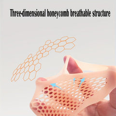 Honeycomb Forefoot Pad Anti slip Silicone Insole for High Heels