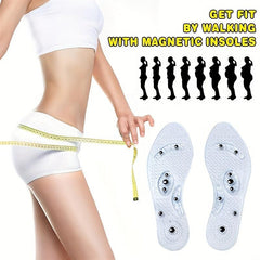 PE Acupressure Magnetic Massage Insoles Men Women Foot Massager Shoe Pad